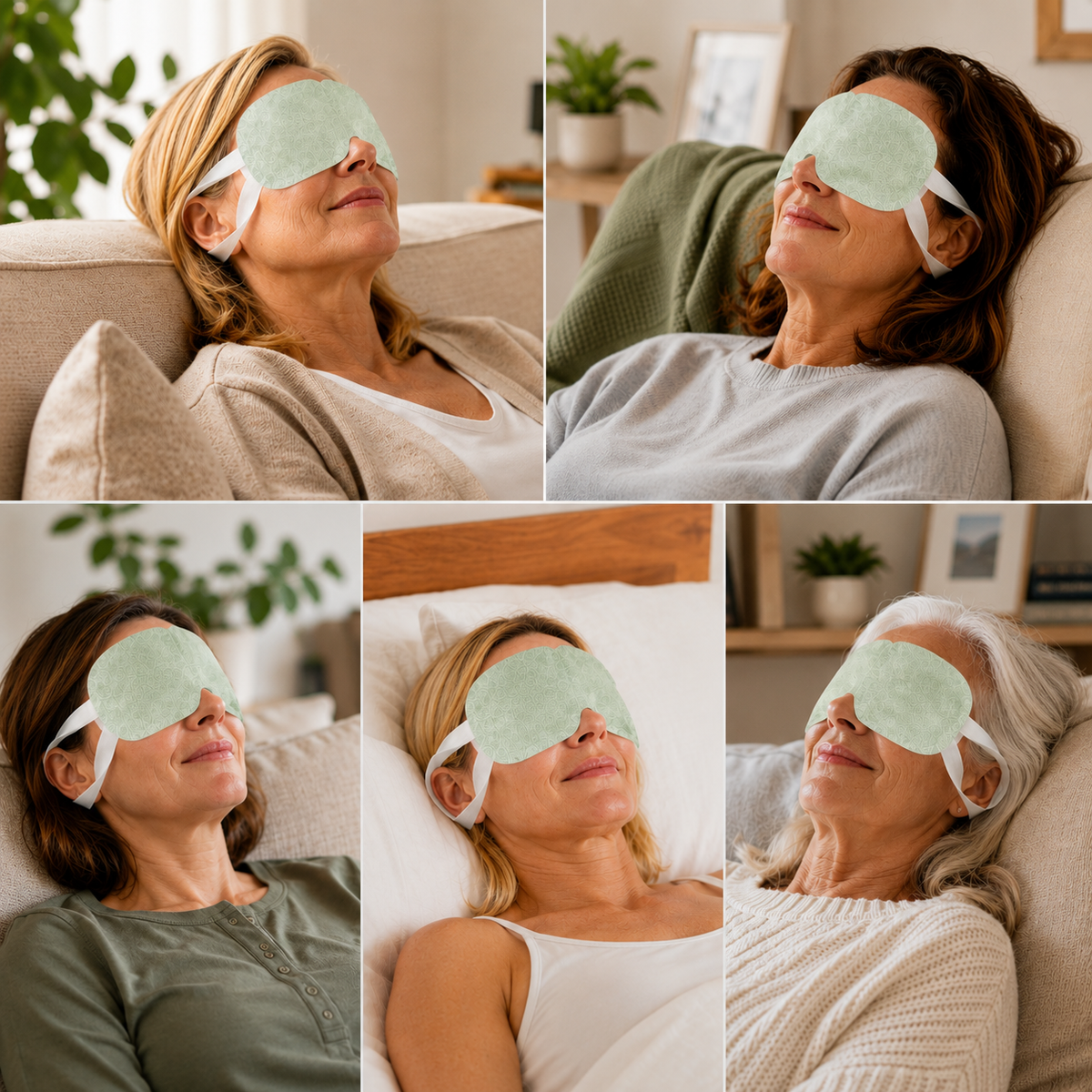 See More Comfortably With The Self Heating Warm Compress (30 Mins Of Heat)