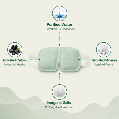 See More Comfortably With The Self Heating Warm Compress (30 Mins Of Heat)